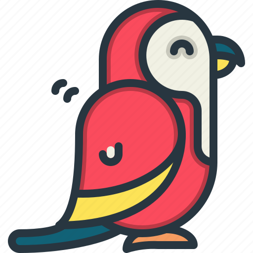 Macaw, bird, animals, pet, wild, life icon - Download on Iconfinder