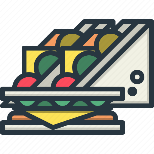 Sandwich, meal, bread, fast, food icon - Download on Iconfinder