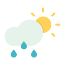 cloud, drizzle, forecast, rain, rainfall, sun, weather