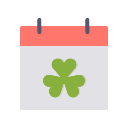 Calendar, day, event, festival, patrick, saint, shamrock icon - Free download