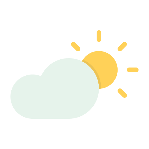 Cloud, cloudy, day, forecast, sun, sunny, weather icon - Free download