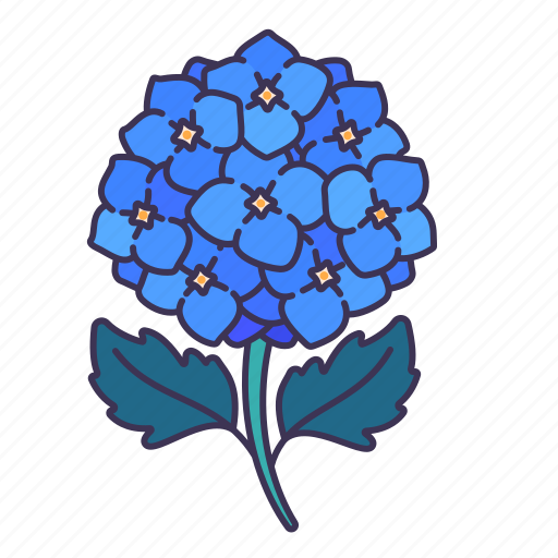 Spring, floral, flower, bloom, botanical, beauty, hydrangea icon - Download on Iconfinder
