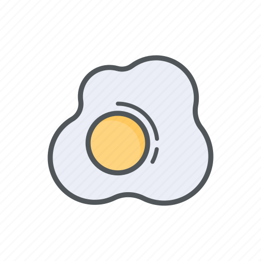 Breakfast, cook, egg, filled, outline, spring icon - Download on Iconfinder