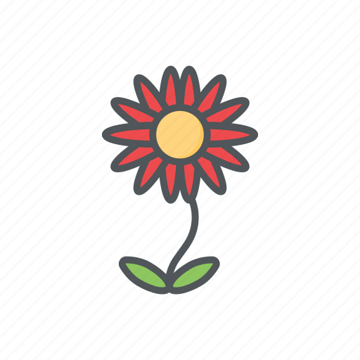 Filled, flower, flowers, outline, spring, summer icon - Download on Iconfinder