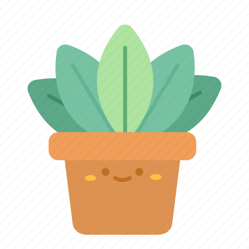 Plant, pot, flower, garden, spring, floral, leaf icon - Download on Iconfinder