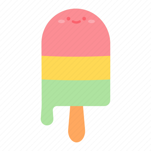 Popsicle, ice, cold, ice cream, food, dessert, cream icon - Download on Iconfinder