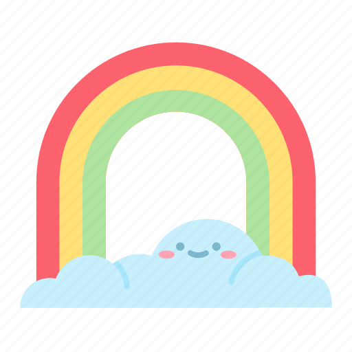 Rainbow, rain, sky, cloud, weather, colorful, nature icon - Download on Iconfinder