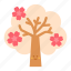 sakura, tree, japanese, plant, cherry blossom, cherry, nature, flower, garden 