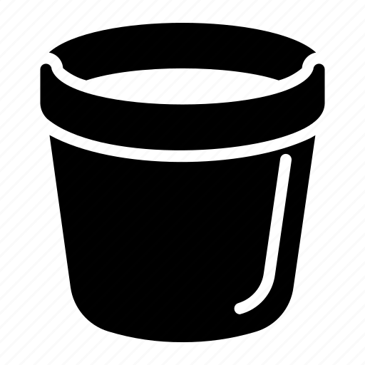 Bucket, water, plastic, wash, laundry, pot, plant icon - Download on Iconfinder