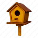 birdhouse, bird, house, animal, bird home, nest, spring, pet, home