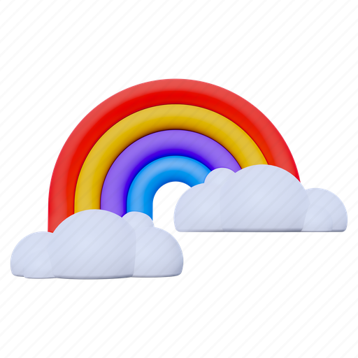 Rainbow, weather, cloud, forecast, rain, sun, sky icon - Download on Iconfinder