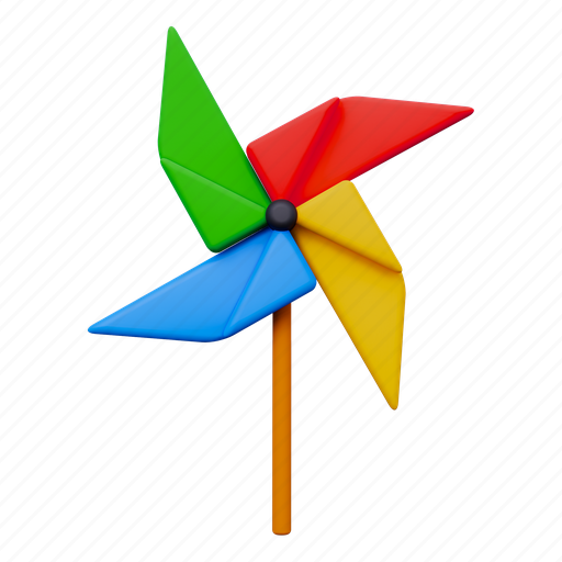 Paper windmill, toy, pinwheel, windmill, mill, wind, energy icon - Download on Iconfinder