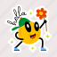 spring emoji, spring emoticon, hello emoji, cute emoji, cute smiley 
