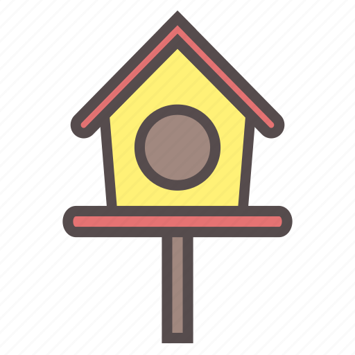 Bird, birdhouse, garden, house, pet, spring, wood icon - Download on Iconfinder