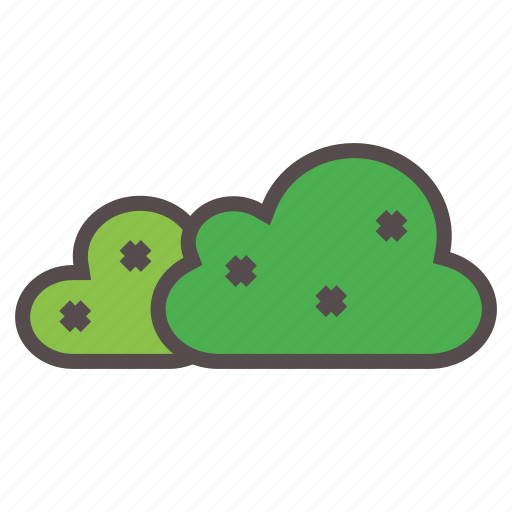 Bush, flower, grass, leaves, nature, spring, tree icon - Download on Iconfinder