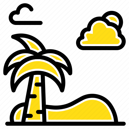 Beach, palm, spring, tree icon - Download on Iconfinder