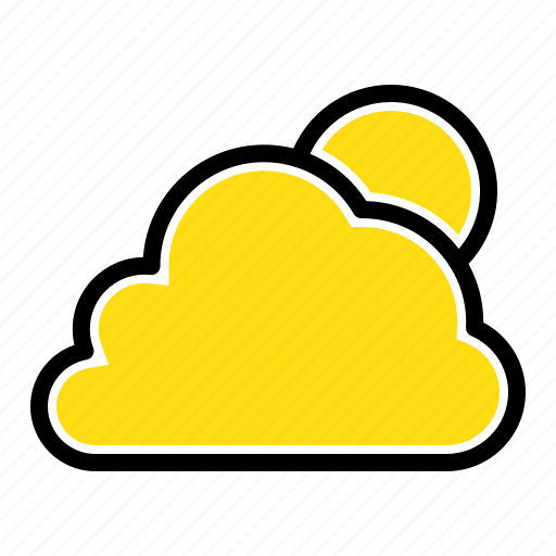 Cloud, cloudy, sky, sun icon - Download on Iconfinder