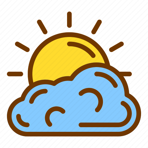 Cloudy, nature, spring, sun, weather icon - Download on Iconfinder