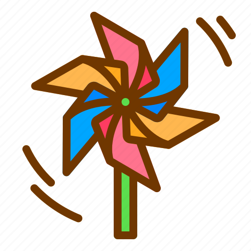 Craft, origami, paper, weather, windmill icon - Download on Iconfinder