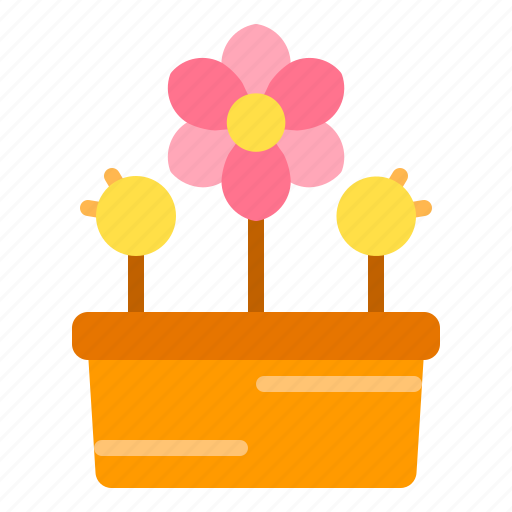 Flowers, garden, nature, pot, spring icon - Download on Iconfinder