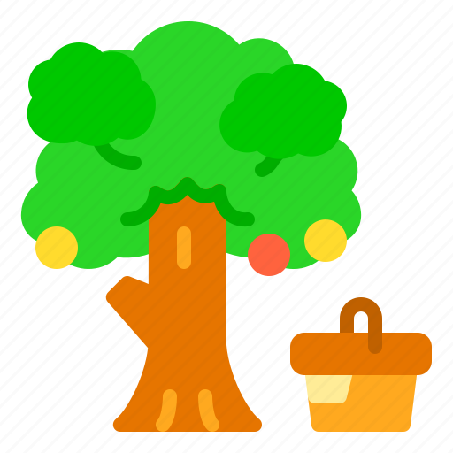 Food, nature, picnic, spring, tree icon - Download on Iconfinder