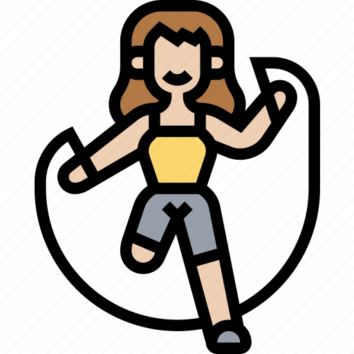 Jumping, rope, exercise, fitness, lifestyles icon - Download on Iconfinder