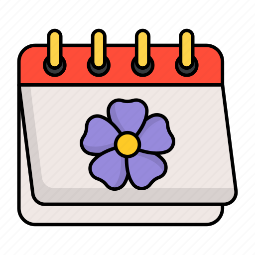 Calendar, date, spring, nature, season, month, event icon - Download on Iconfinder