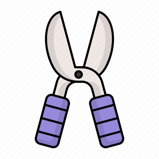 Scissors, cutting, scissor, tool, gardening, blade, grip scissor icon - Download on Iconfinder