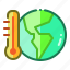 climate, temperature, earth, thermometer, hot 
