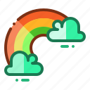 rainbow, cloud, spectrum, spring, sky
