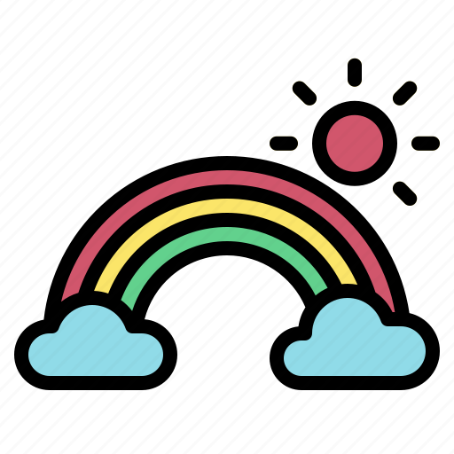 Spring, rainbow, weather, cloud, colorful icon - Download on Iconfinder