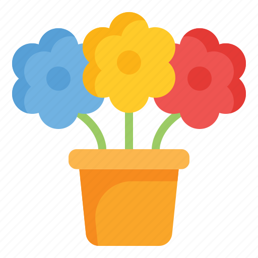 Spring, flower, pot icon - Download on Iconfinder