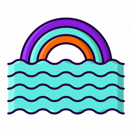 Beautiful, colorful, rainbow, spring icon - Download on Iconfinder