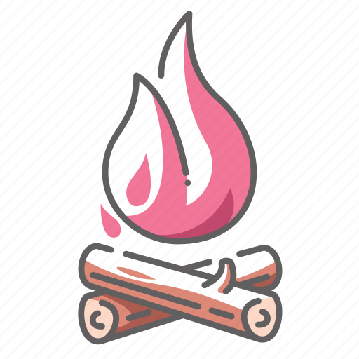 Bonfire, camping, fire, flame, outdoors icon - Download on Iconfinder