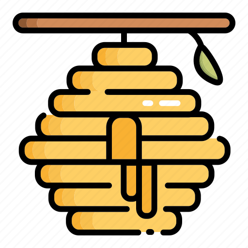 Bee, flower, honey, honeycomb, nature, spring icon - Download on Iconfinder
