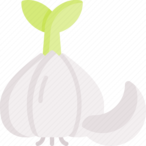 Garlic, ingredient, food, vegetable, plant icon - Download on Iconfinder