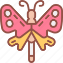 butterfly, insect, wing, animal, flying