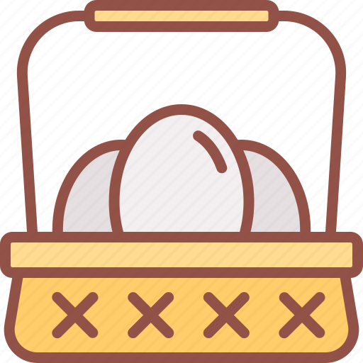Egg, basket, easter, holiday, spring icon - Download on Iconfinder