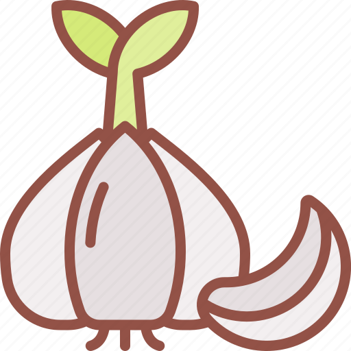 Garlic, ingredient, food, vegetable, plant icon - Download on Iconfinder