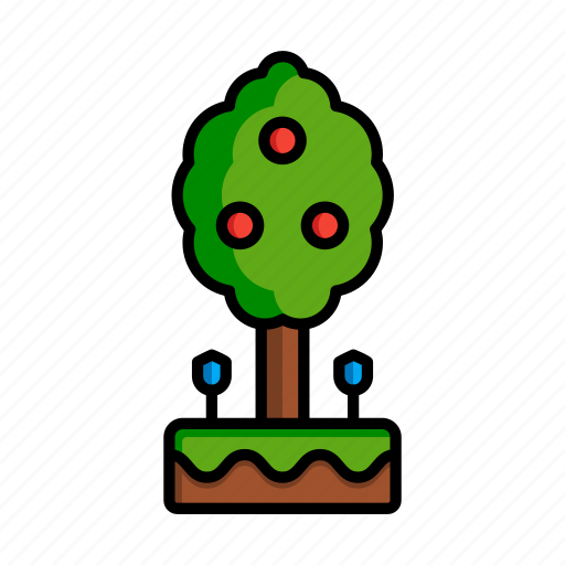 Tree, forest, nature, flower, spring icon - Download on Iconfinder
