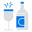 bottle, ddrink, easter, glass