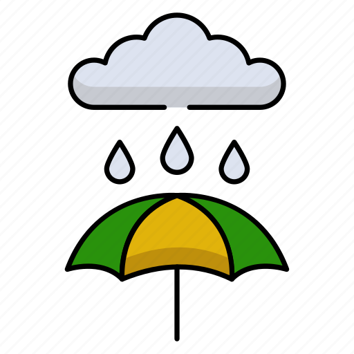 Rain, weather, precipitation, nature, moisture, refreshing, drops icon - Download on Iconfinder