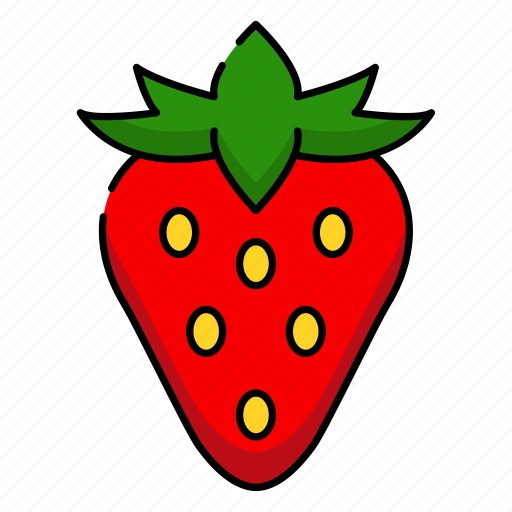 Strawberry, fruit, sweet, red, juicy, garden, harvest icon - Download on Iconfinder