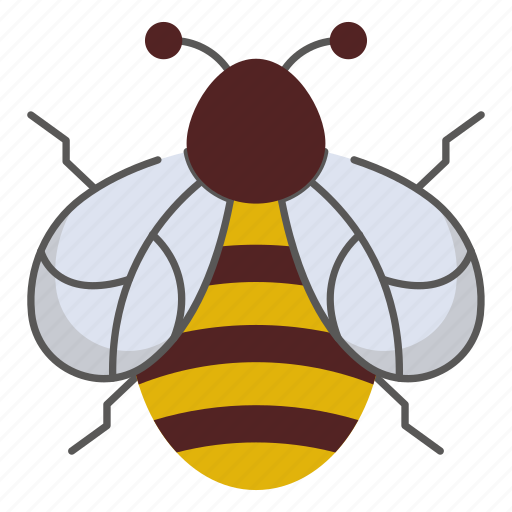 Bee, pollination, insect, honey, hive, garden, buzzing icon - Download on Iconfinder