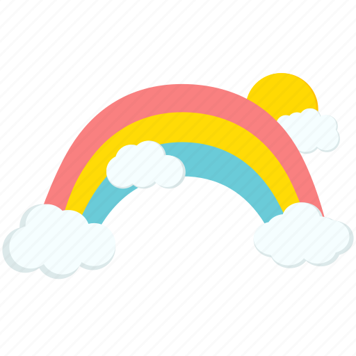 Spring, rainbow, summer, sun, easter, cloud, nature icon - Download on Iconfinder
