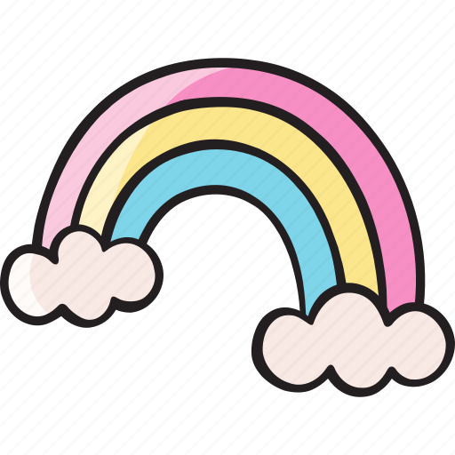 Rainbow, nature, weather, spectrum, colorful icon - Download on Iconfinder