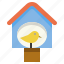 bird, decorate, garden, house 