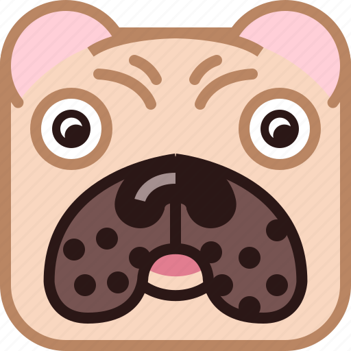 Animals, avatar, dog, french bulldog, frenchie, square icon - Download on Iconfinder