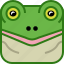 amphibian, animals, avatar, frog, pond, square 