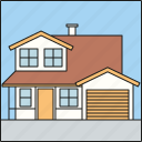 architecture, facade, home, house, residential, suburban